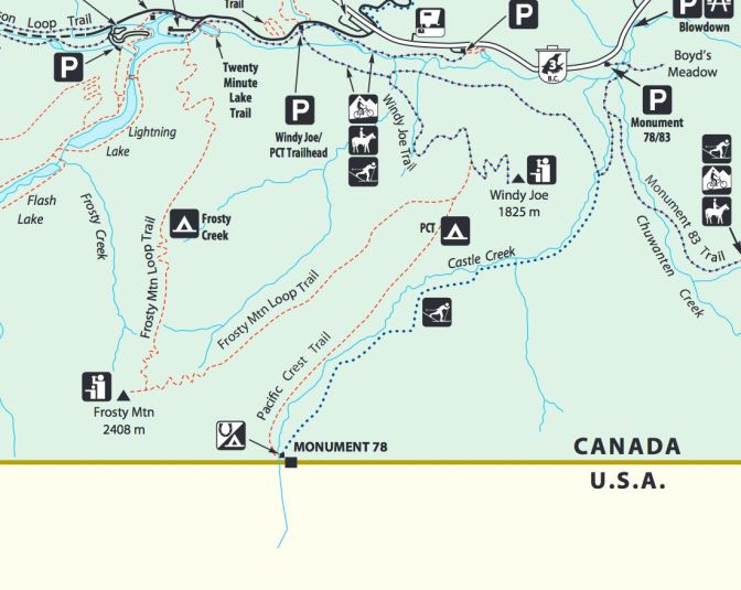 Manning Park map